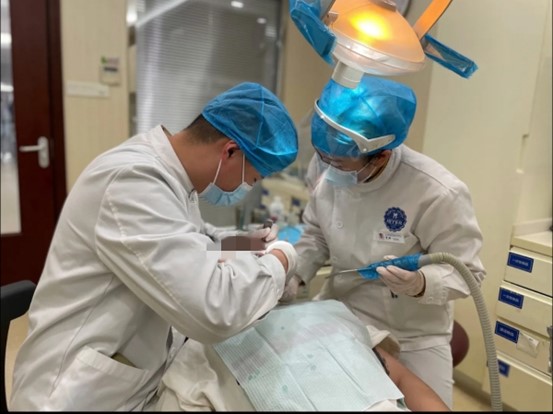 手術現場。泰康拜博口腔供圖