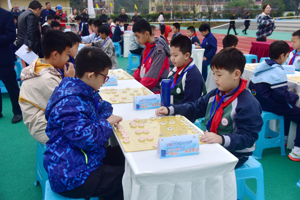 比賽現場。江津區教委供圖