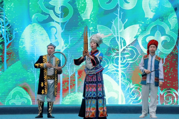 民族樂器合奏《聲聲不息》。胥世鵬 攝