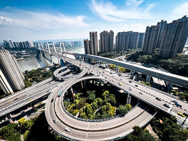 鵝公巖立交。重慶市設計院供圖