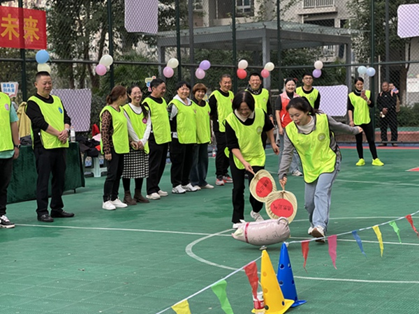 運動會現場。長生橋鎮樂陶社區供圖