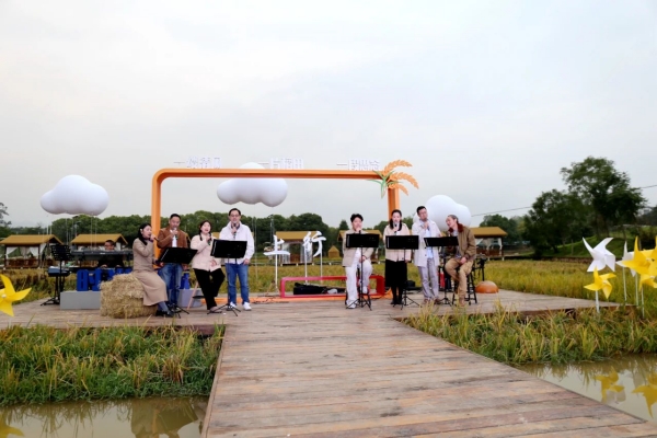 歌會演出現場。渝北區文化旅游委供圖