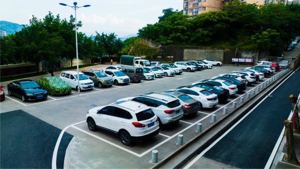 老舊小區微停車場。豐都縣住建委供圖