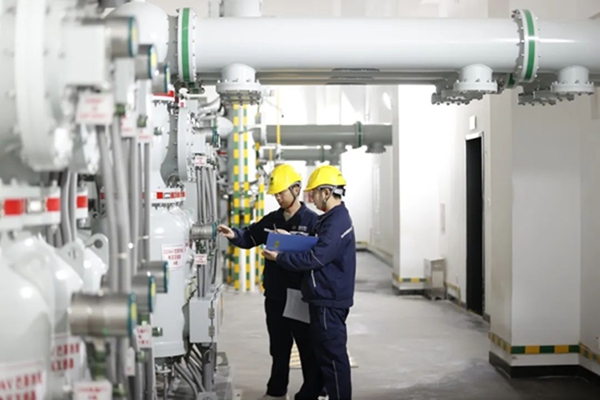 220千伏茶園變電站投運。郭旭攝