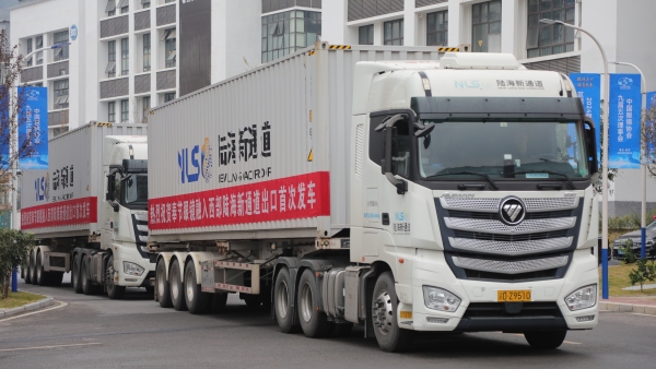 奉節眼鏡將通過西部陸海新通道到達印度尼西亞。劉濱清攝