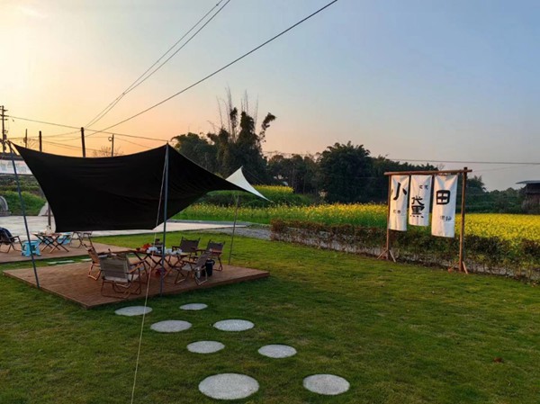 由藍黛科技在璧山區健龍鎮投資的小黛田農場。璧山區健龍鎮供圖