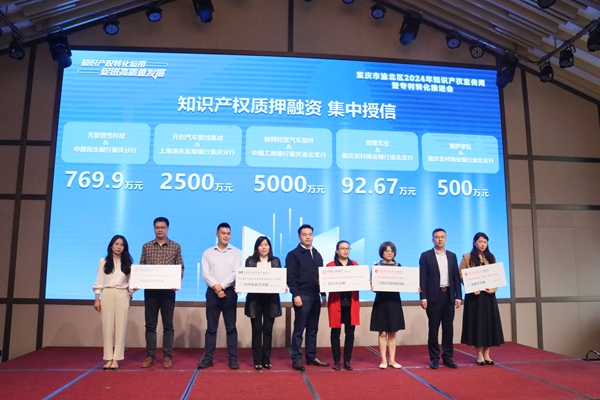 重慶市渝北區2024年知識產權宣傳周暨專利轉化推進會現場。渝北區市場監管局供圖