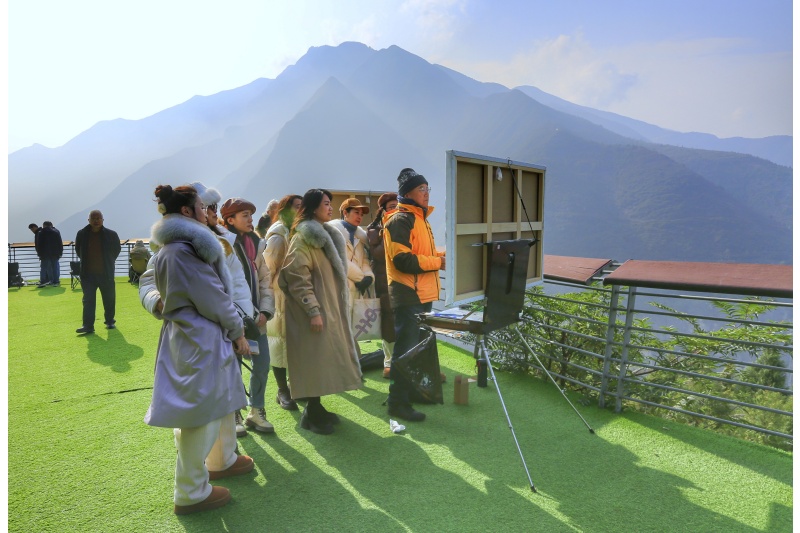 2024長江流域美術名家走進奉節。重慶市美協供圖