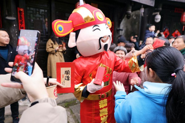 西沱古鎮 “暖冬曬年” 活動。受訪單位供圖