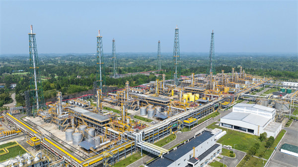 作業現場。天然氣凈化總廠供圖