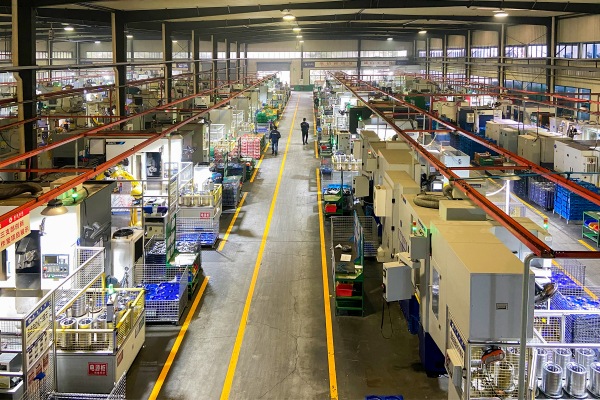 秋田齒輪生產車間。大渡口區融媒體中心供圖