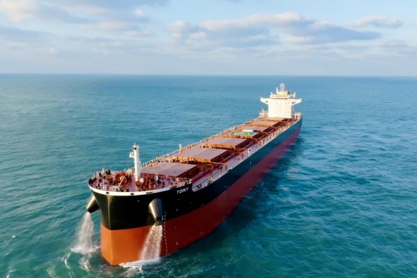 8.2萬噸卡薩姆型干散貨船 中銀金租供圖