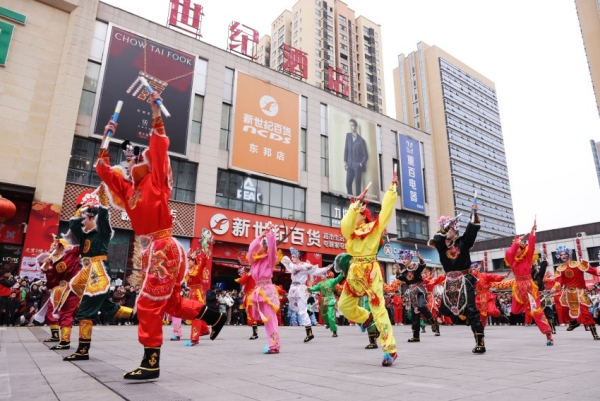 潮汕英歌舞。重慶市萬靈山旅游開發集團有限公司供圖