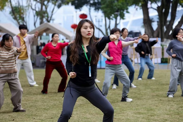自然運動區，市民在自然中鍛煉身體，療愈心情。重慶市林業局供圖