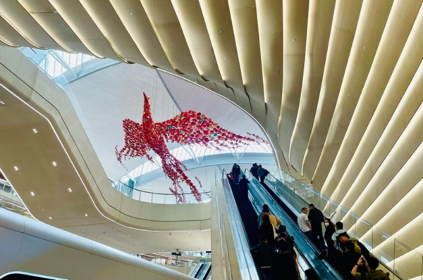 重慶江北國際機場T3B航站樓。吳汪洋攝