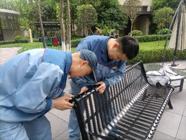 公區煥新。東原仁知服務供圖