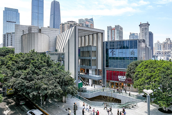 北城天街B館改造后。重慶龍湖供圖