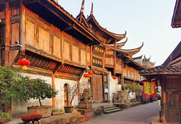 巴蜀風土院落實拍。中國建筑工業出版社供圖