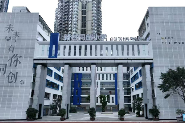 校園環境。江北區新村同創小學供圖