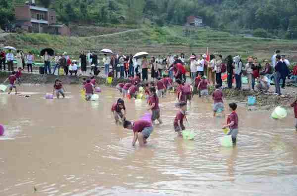 活動現場。茶山竹海街道供圖