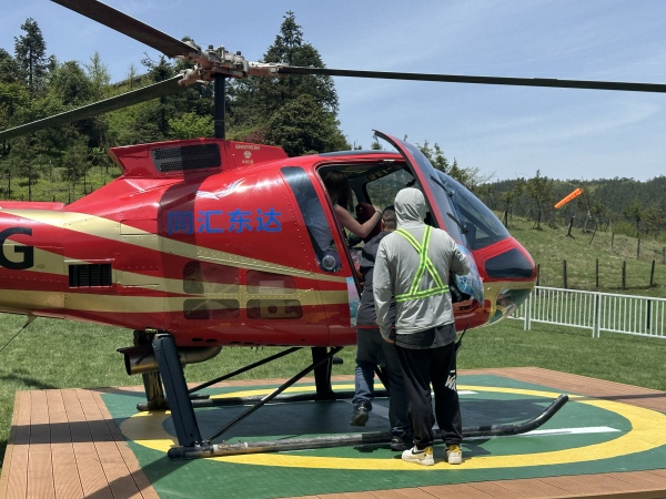 游客登機。武隆區委宣傳部供圖