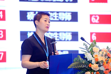 張瑤課題演講現場。重慶醫科大學附屬第三醫院（方大醫院）供圖