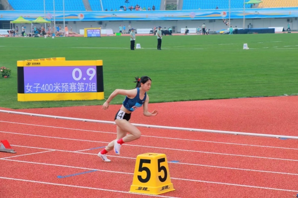 女子400米預賽。胥世鵬攝