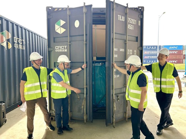長安民生物流泰國羅勇基地開倉。長安民生物流供圖