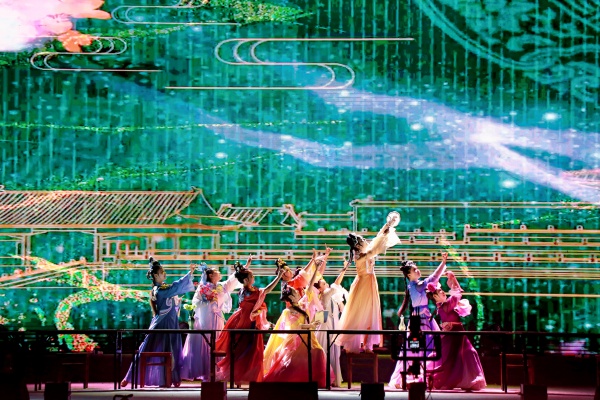 節目匯演。重慶工貿職業技術學院供圖