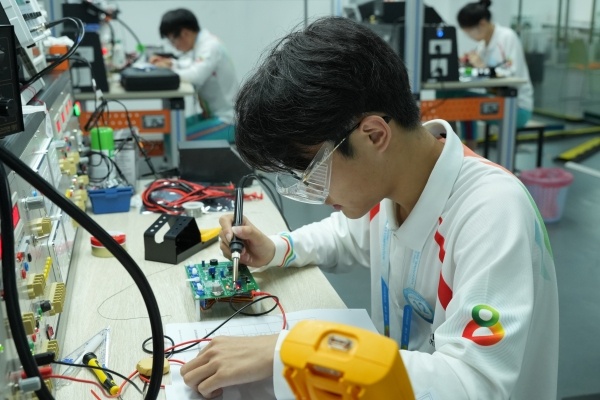 比賽現場。重慶工貿職業技術學院供圖