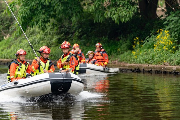 政企協同開展防汛模擬演練。國網重慶永川供電公司供圖
