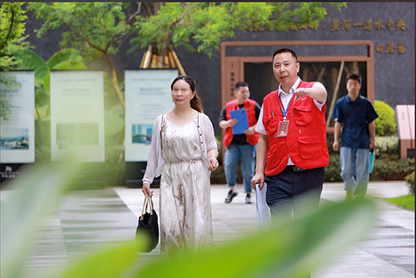 交付現場。中建信和供圖