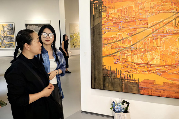 展覽現場。袁杰攝