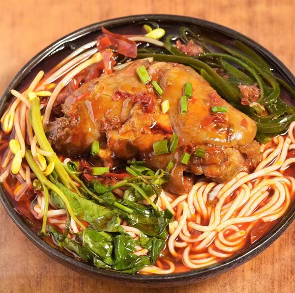 李米線泡椒蹄花米線。渝北區商務委供圖