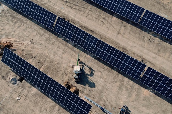 光伏建設現場。國網重慶永川供電公司供圖