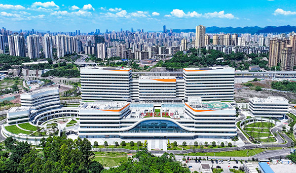 中冶建工承建九龍坡區人民醫院遷建項目。中冶建工供圖