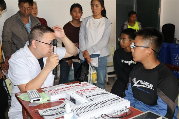 活動現場。千葉眼鏡供圖