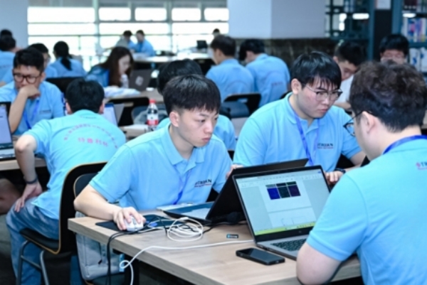 比賽現場。重慶大學供圖