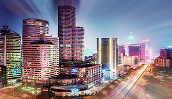 兩江假日酒店夜景。重慶兩江假日酒店管理有限公司供圖