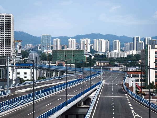 茶惠大道一期項目。重慶市設計院供圖