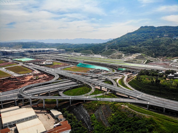 茶惠大道一期項目。重慶市設計院供圖