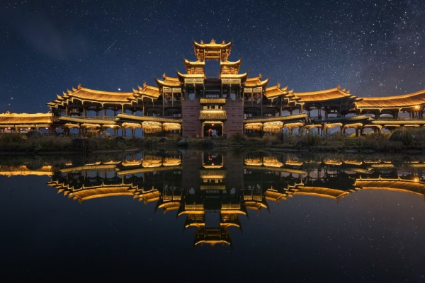 濯水古鎮風雨廊橋。中共重慶市黔江區委宣傳部供圖。