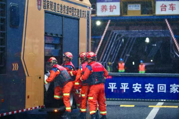 演練現場。中交二公局供圖