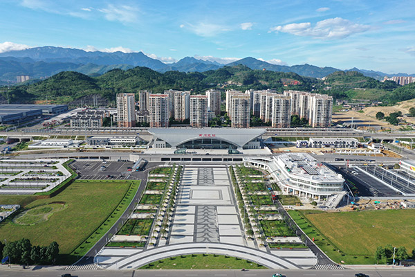 南川北站。中冶建工供圖