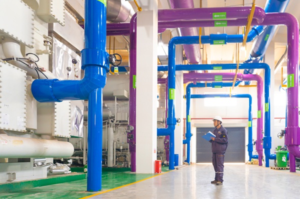 京東方B12分布式能源項目。重慶燃氣集團供圖