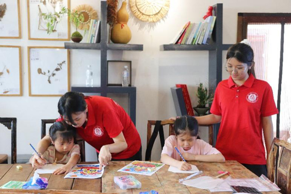 鄉土美育課堂。西南大學供圖