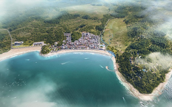 陸豐華潤希望小鎮規劃方案榮獲了第50屆世界建筑社群網大獎方案類“專業評審獎”。重慶市設計院供圖