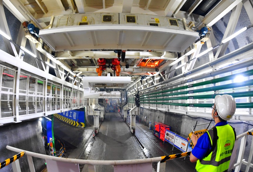 施工現場。受訪者供圖