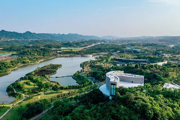 明月湖。兩江協同創新區供圖