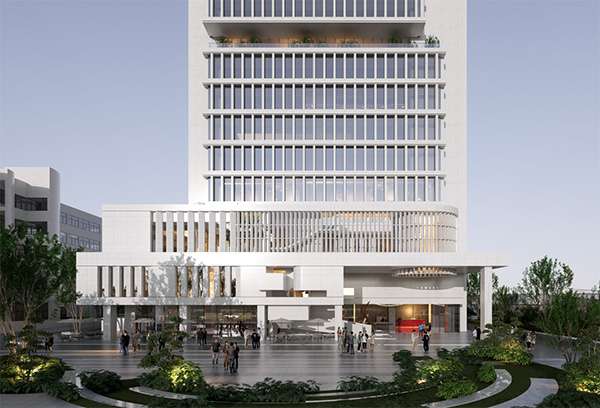 重慶衛視數字文創基地效果圖。長廈安基建筑設計供圖